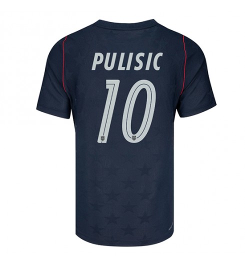 Spojené státy Christian Pulisic #10 Venkovní Dres MS 2026 Krátký Rukáv Spojené státy Christian Pulisic #10 Venkovní Dres MS 2026 Krátký Rukáv